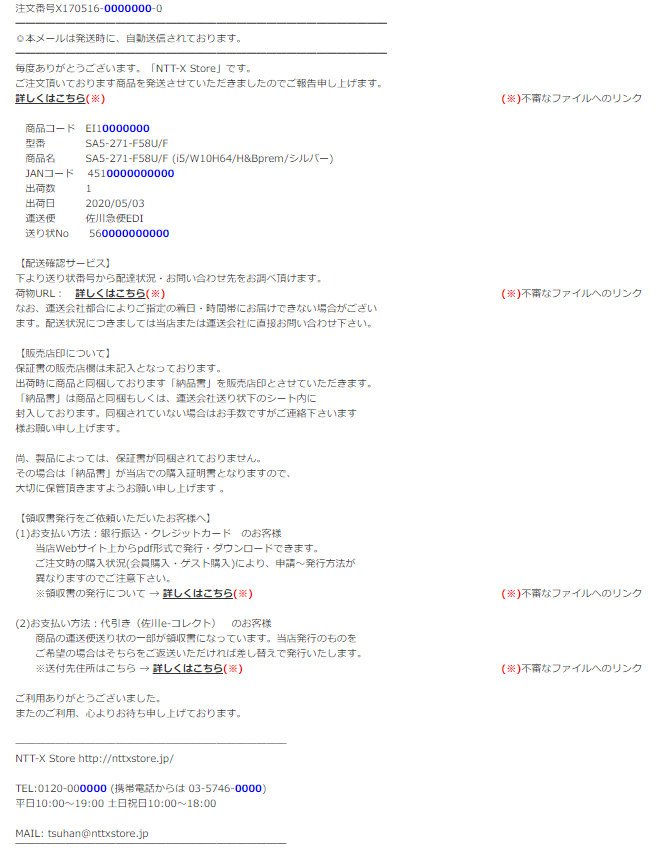 犯罪被害につながるメールの具体例 脅威具体例 脅威情報 一般財団法人日本サイバー犯罪対策センター Jc3